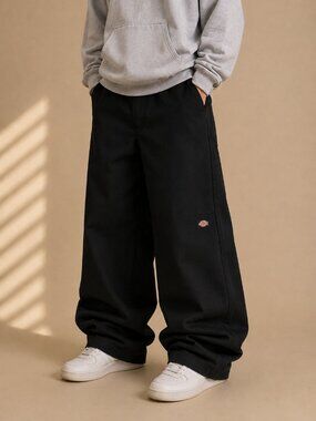 Dickies‎ Loose Fit Twill Work Pants Black NWT (Men’s 50x30)